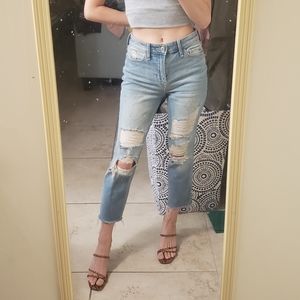 High Rise Skinny Cropped Jeans